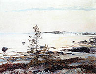 Рис. 4
Писахов С. Г. Полночь (Июнь в Белом море). 1911 г. Холст на картоне, масло. 46 х 60.