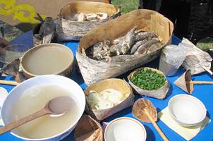 Такое угощение из рыбы вы можете отведать на традиционном вепсском празднике «Древо жизни». /Фото Светланы Шубиной