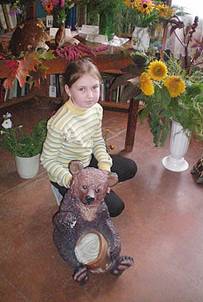 Оля Сидорова. /Фото Натальи Голубцовой, пос. Пяжелка