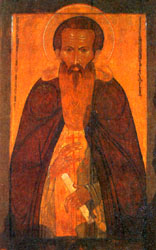 Икона Дионисия Глушицкого. XVII в. Музей в Кириллове