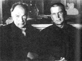 А. И. Анисимов (слева) и археолог Г. Д. Белов. 1927 г. Фото из архива Г. Вздорнова