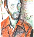 В.Орлов. "Портрет В. Корбакова". 1976. Бумага, пастель//Владимир Корбаков. Меня рисуют друзья: Альбом. – М., 2005