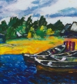 Рыбацкий поселок на Онеге  2003 //Владимир Корбаков. Живопись. Графика. – М., 2005