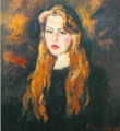 Катя с распущенными волосами 1989 //Владимир Корбаков. Живопись. Графика. – М., 2005