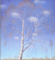 Триптих «Ради жизни на земле»  2003 Левая часть. Майская береза