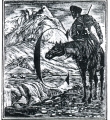 Иллюстрация из книги Л.Толстоого «Рассказы и повести» 1935 год //Дьяконицын Л. Творчество Н.П.Дмитревского. – В ж.: Искусство. – 1965. - №1