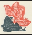 Экслибрис Г.Ф.Полковского  1972 //Экслибрисы Генриетты и Николая Бурмагиных. – М., б.г.