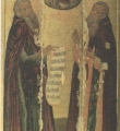 Преподобный Ферапонт и Мартиниан. Икона XVII в.