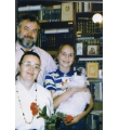 Виктор Коротаев с женой Верой Александровной и дочерью Ольгой. 1991 г.
