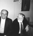 С Василием Ивановичем Беловым, 1997 г.