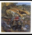 Философ и тигр, 1999 Источник: Копьёв М. Старое новое : живопись, графика : [альбом.]. – Москва – Вологда : Инсан, 2007.