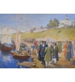 Петр I в Вологде. 1946 г. Худ. А. И. Брягин. ВГИАХМЗ