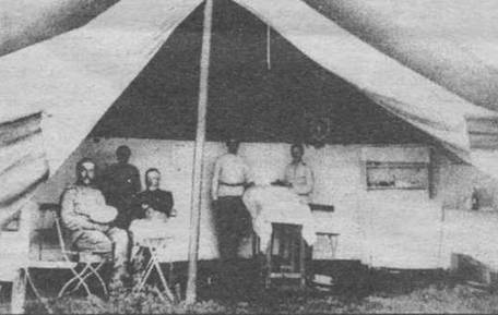 Полевой госпиталь времен Первой мировой войны