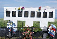 Памятник войнам-землякам, Андома Гора.