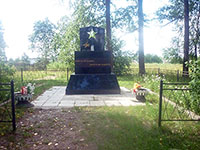 Памятник-обелиск землякам, павшим на фронтах Великой Отечественной войны, д. Бушуиха.
