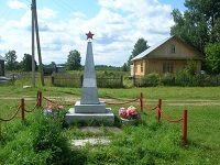 Памятник солдатам, погибшим в ВОВ. Деревня Дильские.