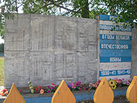 Памятник «Воинам, павшим за Родину в годы Великой Отечественной войны 1939-41 и 1941-45 годах», п. Борок.