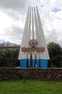 Обелиск воинской славы 286-й Ленинградской Краснознаменной стрелковой дивизии («Штыки»), г. Череповец.