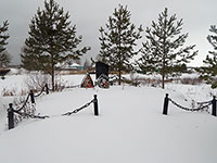 Памятный знак воинам-землякам, погибшим и пропавшим без вести в годы Великой Отечественной войны, п. Куность.