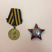 Боевые награды В.В. Соколова