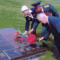 Цветы от земляков-вологжан