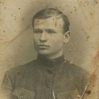 Копия извещения на пропавшего без вести красноармейца П.В. Петрова. Призван Вологодским РВК.