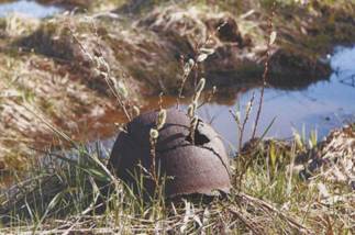 Здешняя земля хранит много следов войны