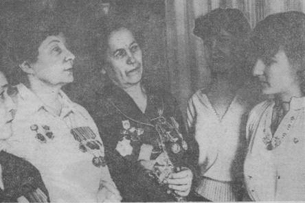 Н.В. Артеменко на встрече с молодежью