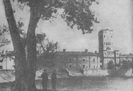 Довоенный вид Тереспольской башни.