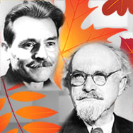 Александр Яшин и Михаил Пришвин