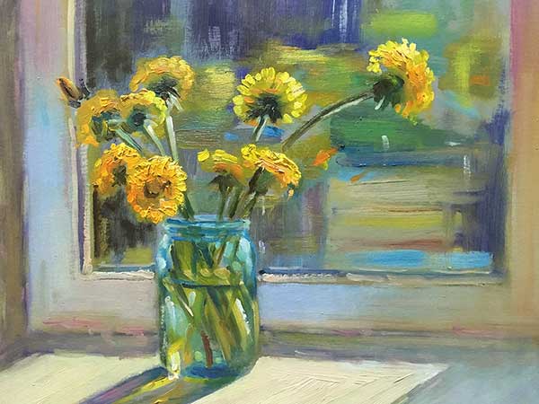 Владимир Баринов. Первые одуванчики