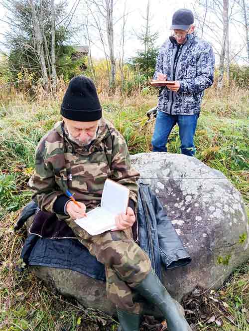 И.Ф. Никитинский и В.И. Чернышов за работой