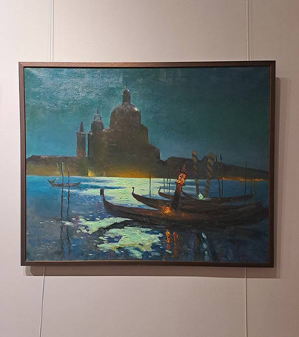 Живописные работы Егора Кашникова можно увидеть в Областной научной библиотеке 