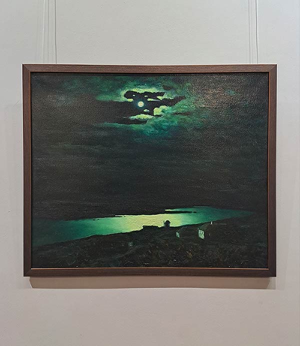 Живописные работы Егора Кашникова можно увидеть в Областной научной библиотеке 