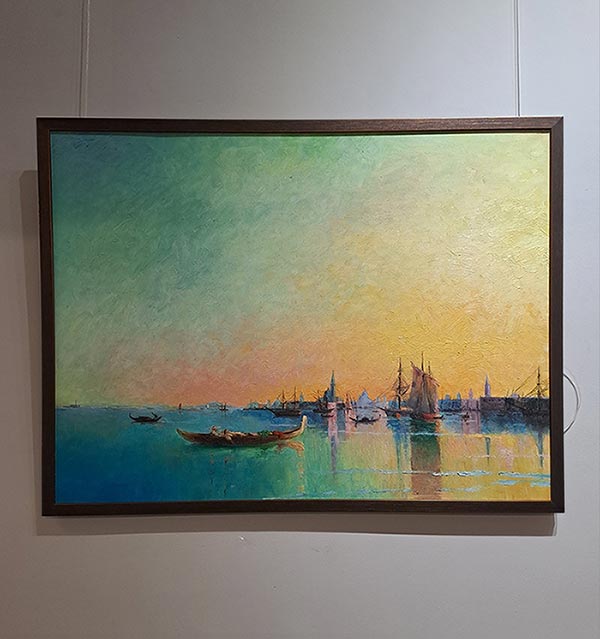 Живописные работы Егора Кашникова можно увидеть в Областной научной библиотеке 